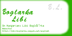 boglarka libi business card